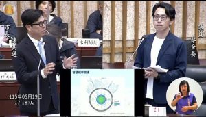 蔡金晏關切市府推動智慧城市治理發展