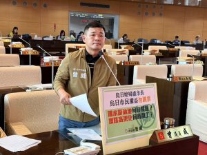 曾威質詢烏日區市民權益等問題