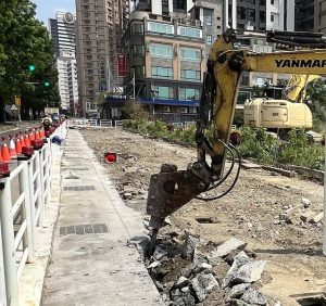 左營新莊一路改善動工 營造綠色空間提升通行品質