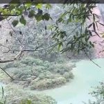 竹山加走寮溪堰塞湖架監視器監控水位