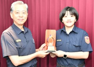 搶救仰藥自殘女子 蔡幸恩膺選「好人好事楷模」