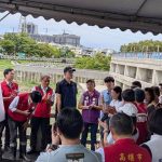 卓揆、陳其邁視察典寶溪白米滯洪池