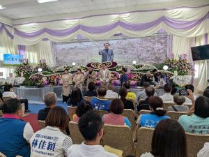 南投議會大砲林民政出殯 近二千人送行