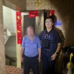 老翁深夜獨騎徘徊街頭 頭家警細心查證助返家