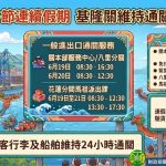 端午連假 基隆關服務不中斷