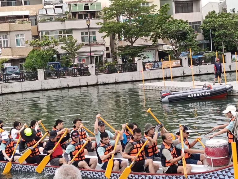 台南民政局龍舟隊全力備戰 市長親臨勉勵士氣