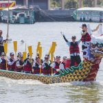 嘉義縣龍舟競賽42支隊伍熱情開划