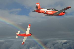 岡山T-34教練機墜毀 飛官盧季佑、過俊男殉職 「天安四號」停訓查失事主因