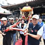 張麗善見證鹿港龍王祭首度雙龍會