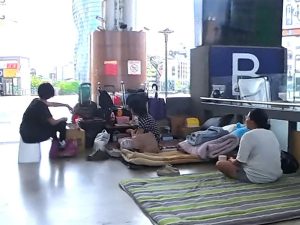 中市府整頓火車站街友躺臥亂象 為期1個月宣導試辦期