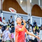 桃市公教羽球賽 王明鉅勉以球會友