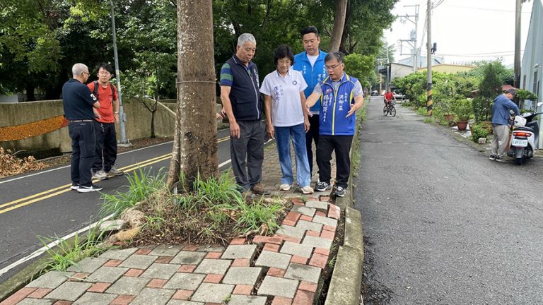 楊瓊瓔羅永珍爭取翻新神林站周邊人行道