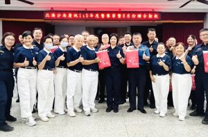 歡慶警察節迎接端午節　北港警友會慰勉員警慈濟志工健康送愛