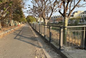 水利局完成獅龍溪中欄橋至八涳橋右側護岸欄杆修繕