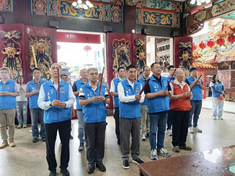 鍾東錦水利節祈福 苗栗強化水利建設