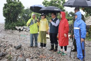 黃偉哲勘查北門蘆竹溝抽水站