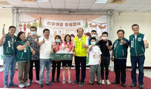 粽香傳愛送暖弱勢　民進黨雲林縣黨部攜手劉建國捐贈五千顆肉粽