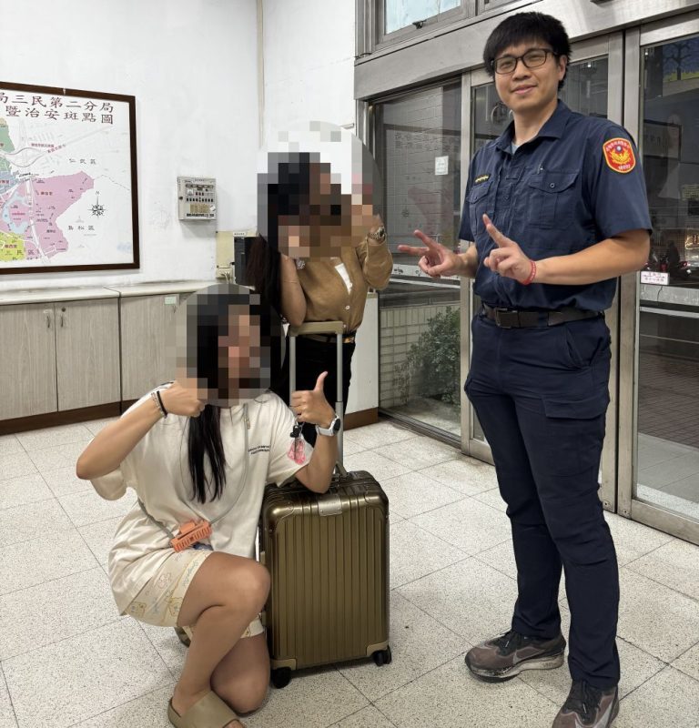 行李還在後車廂 暖警神助攻找回