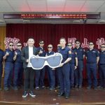 警察節前夕岡山警友辦事處致贈墨鏡挺波麗士