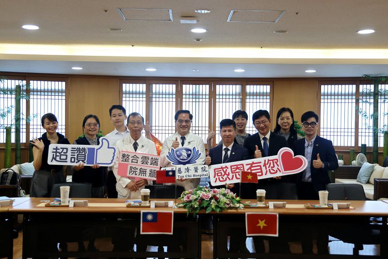 越南中央兒童醫院拜訪花慈 借鏡東區智慧醫療數位轉型