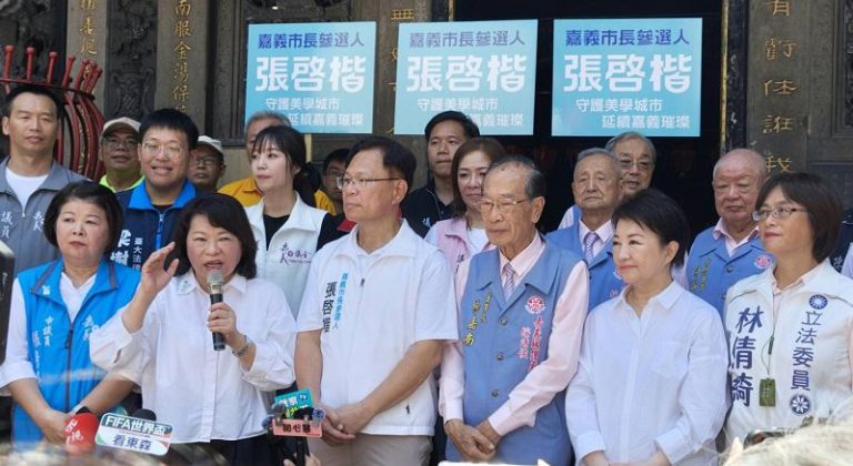 選戰加溫 盧秀燕黃敏惠力挺張啓楷