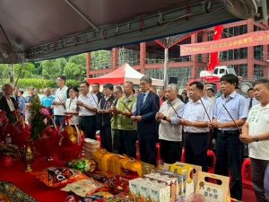 霧峰區農會桐林酒廠上樑 發展農業新通路