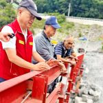 南投部分道路封路 廬山鋼構便橋封閉