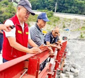 南投部分道路封路 廬山鋼構便橋封閉