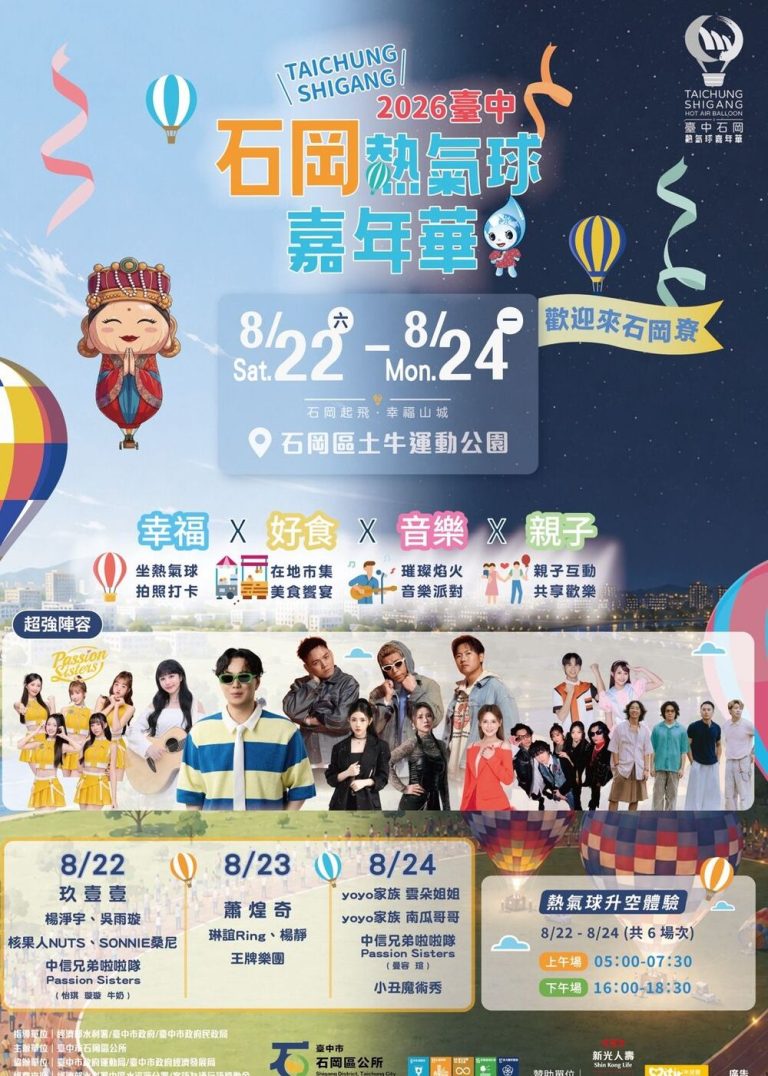 全球唯一媽祖熱氣球 台中首飛