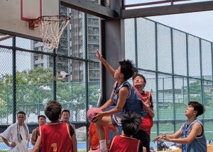 台中消防局辦3X3街頭籃賽 56隊競技