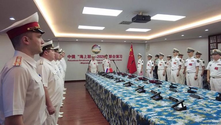 中俄海上聯合演習落幕 強化協同作戰