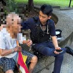 九旬翁清晨運動跌傷又迷途 暖心福德警護送返家獲家屬感謝