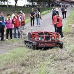 仁德滯洪池導入遙控割草機器人 黃偉哲：提升工安打造智慧城市
