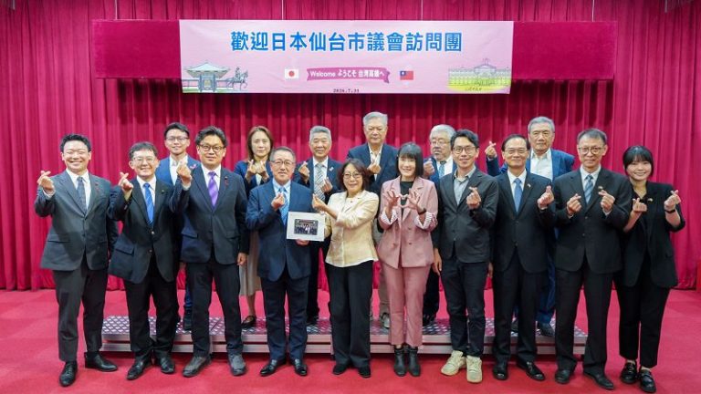 日本仙台市議會首度拜訪議會 康裕成議長期待兩市友誼升溫