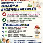 高市教師工會建議立院 修法補發退休金差額