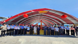 台中港第七號碼頭後線倉庫新建工程動土