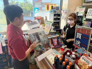 內門分隊結合超商推防颱專區