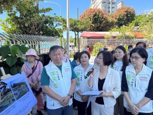 何欣純邀官員會勘台中東區大智排水改善工程