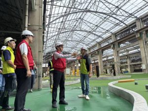 高雄親子遊樂園區 林欽榮視察防颱整備