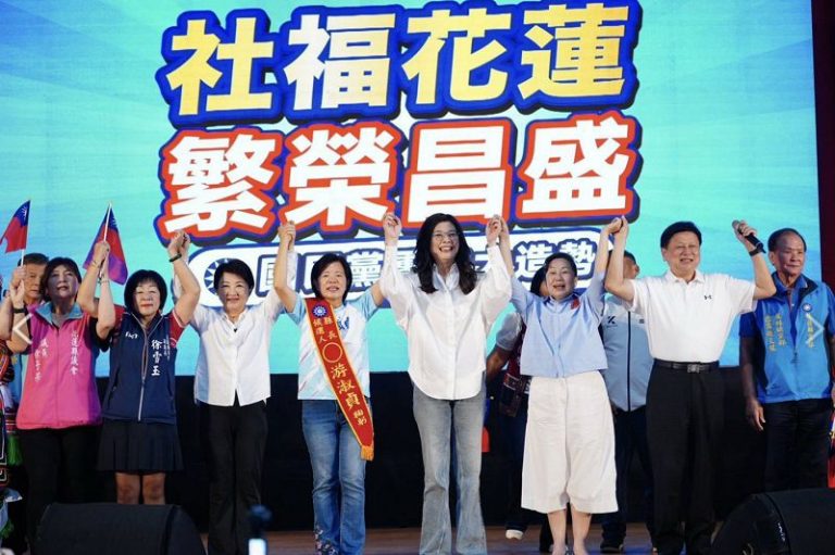 正藍軍唯一支持游淑貞接棒花蓮 把做好的事延續下去