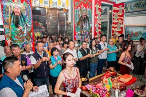 義竹百年龍興廟重修完工 翁章梁贈匾