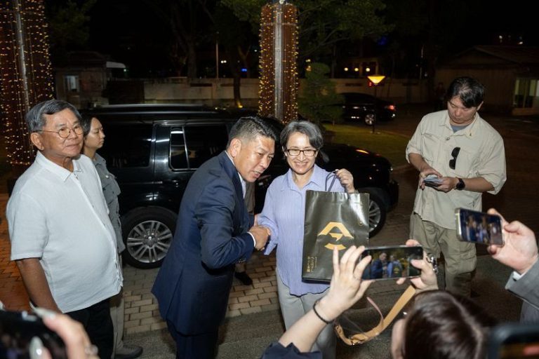 蕭美琴與帛琉副總統嘉義相聚 蔡易餘牽線促成中埔與大村市溫泉結盟契機