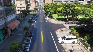 基市七堵區百七街路面改善動工