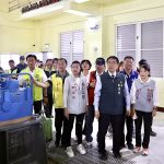 黃偉哲會勘學甲M幹線抽水站新建工程完工