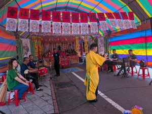 鹿谷鄉小半天高架橋 封橋辦平安法會