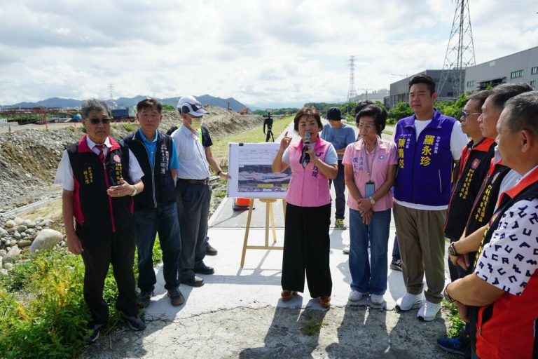 豐洲堤防 楊瓊瓔爭取1.94億整建