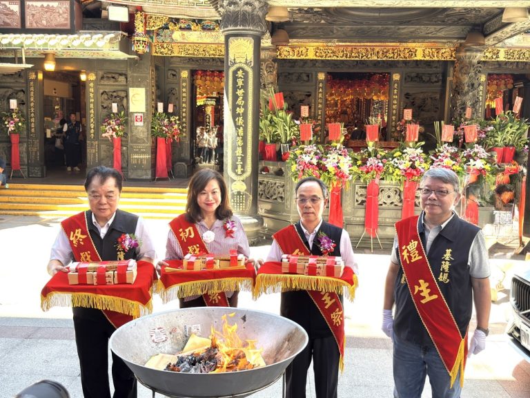 慶安宮漳州媽安座三獻禮 循古禮祈福