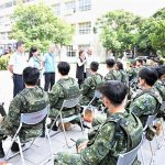 王惠美前往教召駐點 探視彰化子弟兵