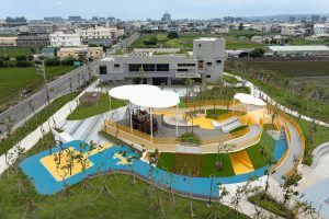 斥資1.3億 中市梧棲「鴨母寮公園」打造「風」主題新地標