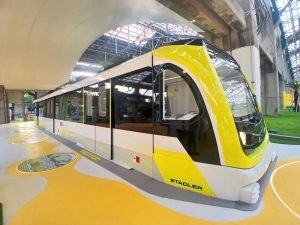 結合鐵道文化與軌道教育 黃線列車模型搶先亮相